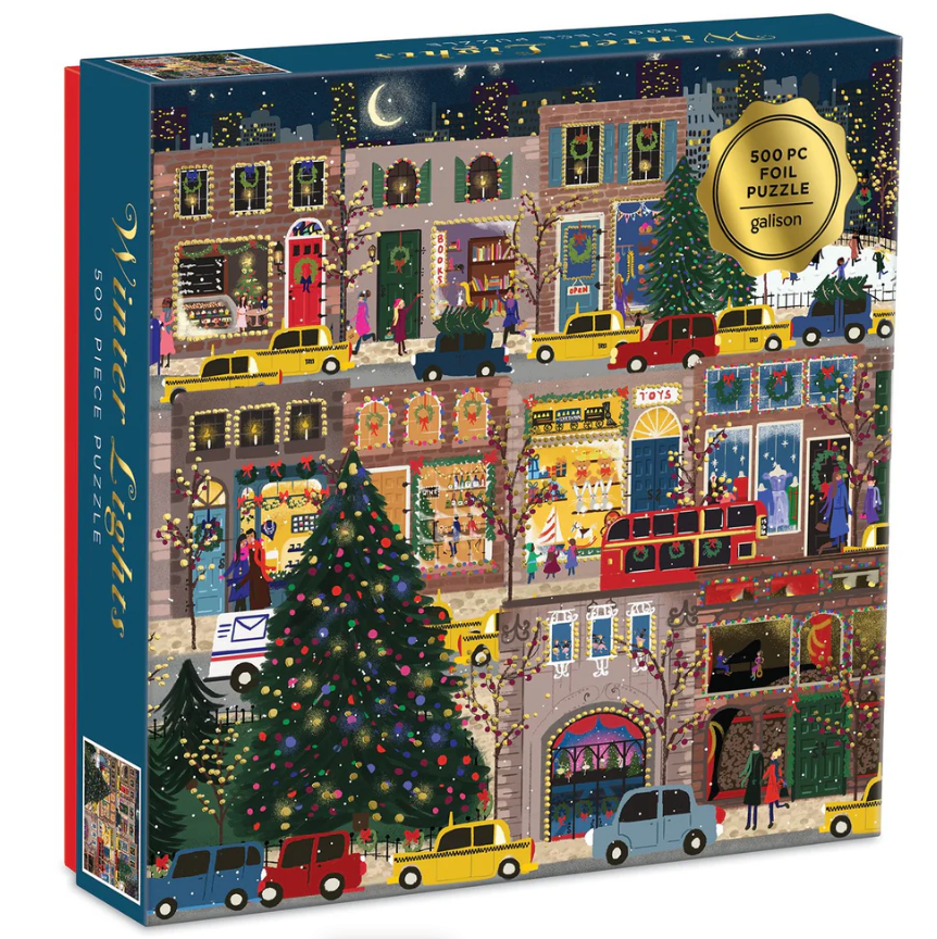 Winter Lights 500 Piece Foil Jigsaw Puzzle