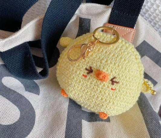 Handmade crochet coin purse (chick)